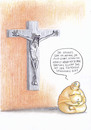Cartoon: tiefenentspannung (small) by Petra Kaster tagged religion,christentum,esoterik,buddhismus,meditation,yoga,buddha