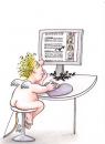 Cartoon: webamor (small) by Petra Kaster tagged internetdating partnerbörsen amor amore liebeskummer