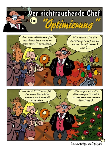 Cartoon: Der NRC in Optimierung (medium) by Marcel und Pel tagged chef,optimierung,reformen,gutachter,unternehmensberatung,verschwendung,management,manager,manager,management,verschwendung,unternehmensberatung,gutachter,reformen,optimierung,nichtraucher,rauchen,arbeitsplatz,chef