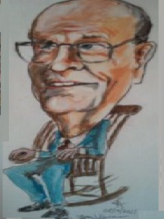 Cartoon: John (medium) by jjjerk tagged john,cartoon,caricature,irish,ireland,rocking,chair,glasses