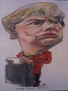 Cartoon: Angela Merkel (small) by jjjerk tagged angela merkel german chancellor germany red cartoon caricature