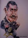 Cartoon: CLARKE GABLE (small) by jjjerk tagged actor film famous pipe smoking sitting chair mustache
