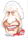 Cartoon: Queen Elizabeth 11 (small) by jjjerk tagged queen elizabeth english england red monarchy cartoon portrait caricature