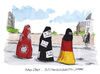 Cartoon: burkastreit (small) by plassmann tagged islam,burka