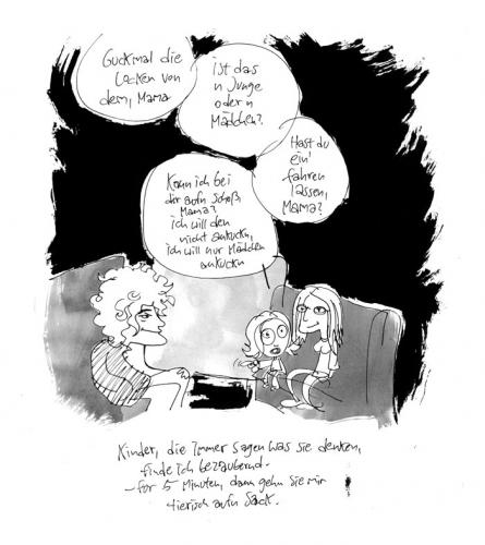Cartoon: das Kind (medium) by moritz stetter tagged kind,bahn