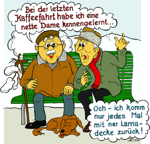 Cartoon: Kaffeefahrten (medium) by MiS09 tagged kaffeefahrt,senioren,rentner,verkauf,gewinnversprechen,gewinne