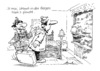Cartoon: Bergurlaub (small) by Michael Becker tagged urlaub berge zimmer felsen bayrisch entsetzen erstaunt