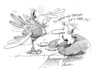 Cartoon: Der Keks (small) by Michael Becker tagged nerven,tierisch,keks,stress,spruch,jammern