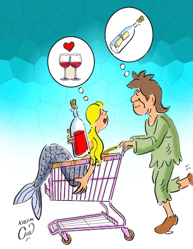 Cartoon: buy (medium) by Hossein Kazem tagged buy,for