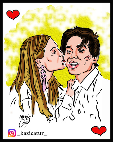 Cartoon: shin lim magic (medium) by Hossein Kazem tagged shinlimmagic