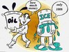 Cartoon: ice and oil (small) by Hossein Kazem tagged ice,and,oil