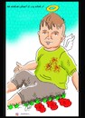 Cartoon: iranian child (small) by Hossein Kazem tagged protest,in,iran