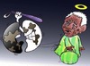 Cartoon: mandela (small) by Hossein Kazem tagged mandela