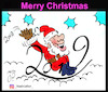 Cartoon: merry christmas (small) by Hossein Kazem tagged merry,christmas