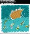 Cartoon: noah (small) by Hossein Kazem tagged noah