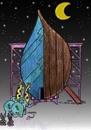 Cartoon: noah ship at 2012 (small) by Hossein Kazem tagged noah ship at 2012