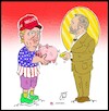 Cartoon: nobel for trump (small) by Hossein Kazem tagged nobel,for,trump
