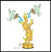 Cartoon: oscar and angeles (small) by Hossein Kazem tagged oscar,and,angeles