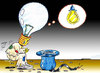 Cartoon: poor energhy (small) by Hossein Kazem tagged poor,energhy