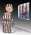 Cartoon: prison (small) by Hossein Kazem tagged prison