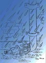 Cartoon: rain (small) by Hossein Kazem tagged rain