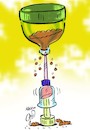 Cartoon: vaxine (small) by Hossein Kazem tagged vaxine