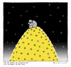 Cartoon: Der Schatten - verlorener Freund (small) by kunstkai tagged schatten,kunstkai,kai,kretzschmar,trauer,freund,einsamkeit,allein,berg,kreuz,kreuze,dunkel,dunkelheit,schwarz,gelb
