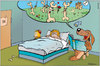 Cartoon: Dog Tales (small) by Gabor Toons tagged dog,bedtime,story,fairy,tale