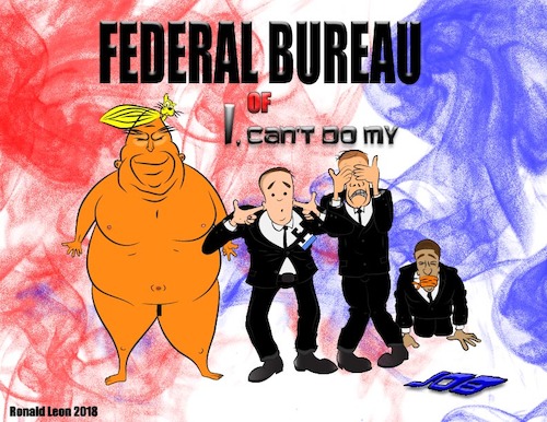 Cartoon: Lost in America (medium) by DaD O Matic tagged fbi,trump,scotus,rape,yale,agent
