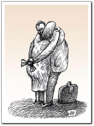 Cartoon: bye bye (medium) by penapai tagged parting,bye
