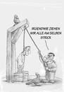 Cartoon: Strick (small) by philipolippi tagged galgen