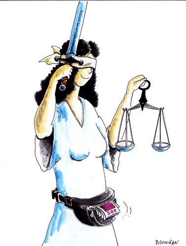 Cartoon: Justice (medium) by bojnican fero tagged philosophy