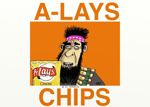 Cartoon: A-LAYS (medium) by tonyp tagged arp,alay,chips,yum,food