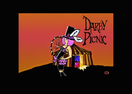 Cartoon: Darby Picnic (medium) by tonyp tagged arp,darby,picnic,music,club