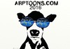 Cartoon: ARPTOONS LOGO (small) by tonyp tagged usa cow arptoons sunglasses