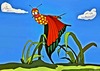 Cartoon: Butterfly (small) by tonyp tagged arp red butterfly arptoons