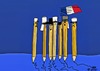 Cartoon: French Foreign Legion Pencils (small) by tonyp tagged arp pencils french foreign legion arptoons news