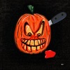 Cartoon: Hurts (small) by tonyp tagged arp,tonyp,dark,halloween,scary,pumpkin