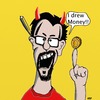 Cartoon: I drew Money (small) by tonyp tagged arp,money,drew,draw,arptoons,coin