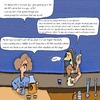 Cartoon: Idle Musician talk (small) by tonyp tagged arp,tonyp,arptoons,geeks,musicians,hiding,looking,eyes