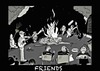 Cartoon: Jammin around the campfire (small) by tonyp tagged arp jammin music fire camp