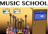 Cartoon: MUSIC SCHOOL TODAY (small) by tonyp tagged arp guitars lessons school guitar