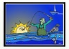 Cartoon: Night Time Realities (small) by tonyp tagged arp,night,time,realities,arptoons,stars,sun,fishing