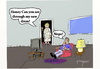 Cartoon: see me (small) by tonyp tagged arp arptoons wacom cartoons dress see through nope