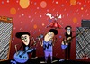 Cartoon: THE SHOW MUST GO ON (small) by tonyp tagged arp show must go on music rain
