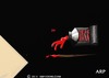 Cartoon: THINKING WITH RED PAINT (small) by tonyp tagged arp think red paint