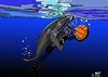 Cartoon: WHALE WITH BALL (small) by tonyp tagged arp whale ball water polo playing