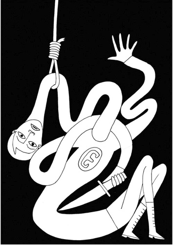 Cartoon: Mr Elasto Stretch (medium) by baggelboy tagged super,hero,elastic,hanging
