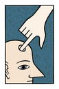 Cartoon: Sofly boiled (small) by baggelboy tagged hole,head,poke,finger