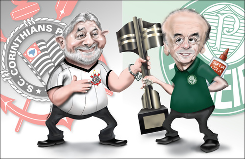 Cartoon: Caricaturas para Revista Lounge (medium) by leandrofca tagged caricature,art